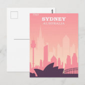 Australien Sydney Vintage Travel Postcard Postkarte (Vorne/Hinten)
