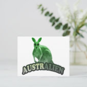 AustrAlien-T - Shirt Postkarte (Stehend Vorderseite)