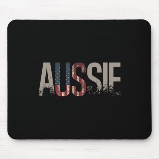 Australien Tag 4. Juli Australischer Amerika Mousepad (Vorne)