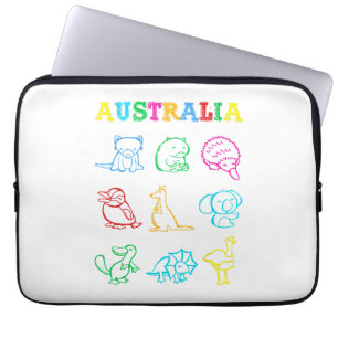Australien Tag Kleinkind Shirt Lustige Tiere Austr Laptopschutzhülle