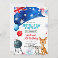 Australien-Tag Party-Einladung