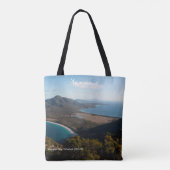 Australien Tasmania Wineglass Bay Landscape Foto Tasche (Rückseite)