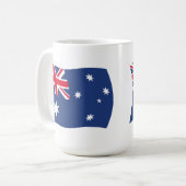 Australien Tasse der Flagge (Vorderseite Links)