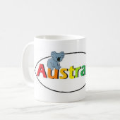 Australien-Tasse Kaffeetasse (Vorderseite Links)