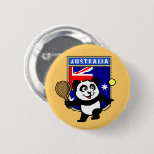 Australien Tennis Panda Button (Vorne & Hinten)