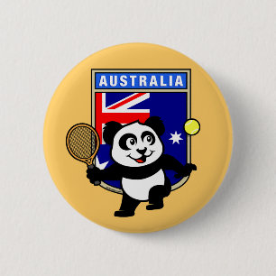 Australien-Tennis-Panda Button