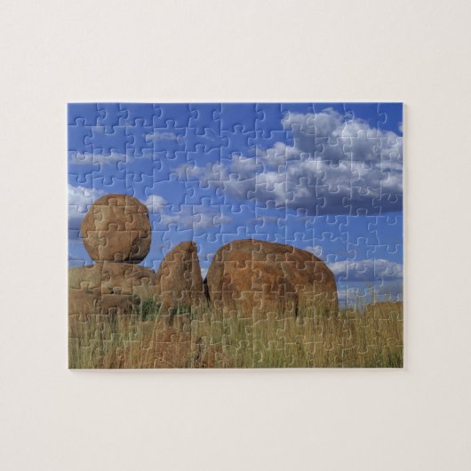 Australien, Teufelsbrocken. Spherischer Sandstein Puzzle (Horizontal)