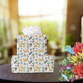 Australien Themed Pattern White Geschenkpapier