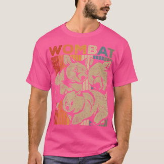 Australien Tier Wildtiere Wombats Aussie Wombat T-Shirt