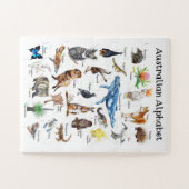 Australien Tiere Alphabet Puzzle (Horizontal)