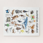 Australien Tiere Alphabet Puzzle (Horizontal)