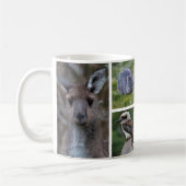 Australien Tiere Wildlife Foto Collage Kaffeetasse (Links)