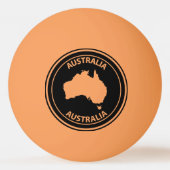 Australien Tischtennisball (Rückseite)