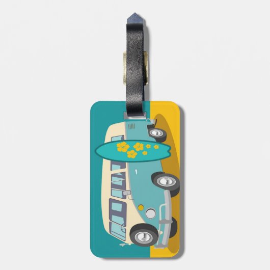 Australien:Travel Luggage Tag Gepäckanhänger (Rückseite vertikal)