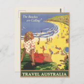 Australien Travel Postcard Postkarte (Vorne/Hinten)
