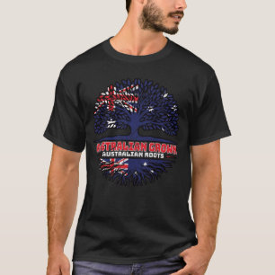 Australien Tree Roots Flag T-Shirt