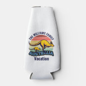 Australien Trip Niedlich Kangaroo Sunset Custom Flaschenkühler (Vorderseite)