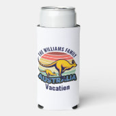 Australien Trip Niedlich Kangaroo Sunset Custom Selters Dosenkühler (Seltzer Vorderseite)