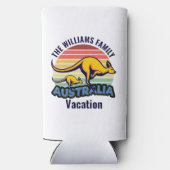 Australien Trip Niedlich Kangaroo Sunset Custom Selters Dosenkühler (Rückseite)