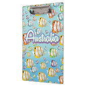 Australien Tropische Fische Reiseposter Klemmbrett (Links)