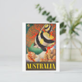 Australien, tropischer Fisch am Great Barrier Reef Postkarte (Stehend Vorderseite)
