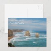 Australien Twelve Apostles Postkarte (Vorne/Hinten)