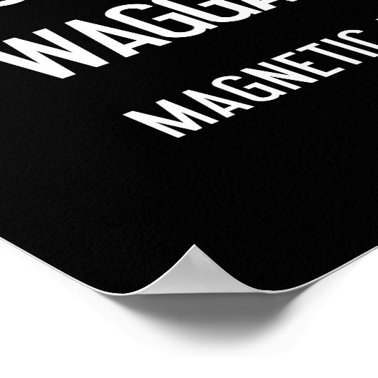 Australien - typografisches Poster (Ecke)