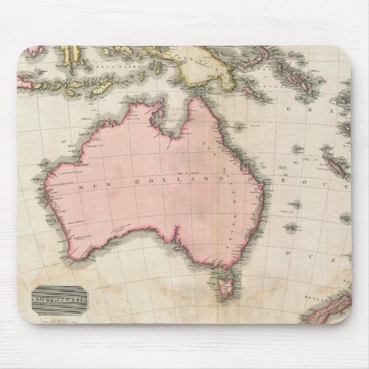 Australien u. der Südwestpazifik Mousepad (Vorne)