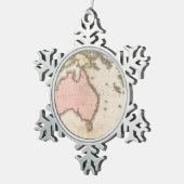 Australien u. der Südwestpazifik Schneeflocken Zinn-Ornament (Rechts)