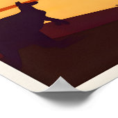 Australien Ulura Travel Poster (Ecke)