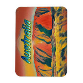 Australien Uluru Ayers Rock surreal Magnet (Vertikal)