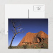 Australien, Uluru Kata Tjuta National Park, Uluru Postkarte (Vorne/Hinten)