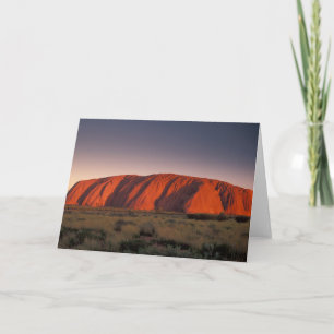 Australien, Uluru Nationalpark. Uluru oder Karte