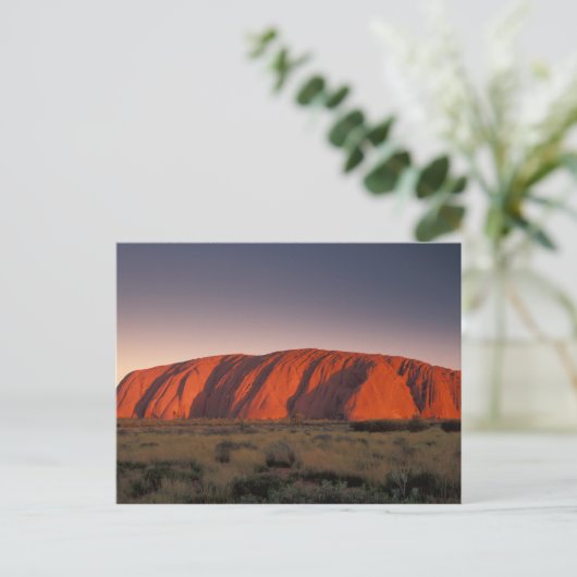 Australien, Uluru Nationalpark. Uluru oder Postkarte (Stehend Vorderseite)