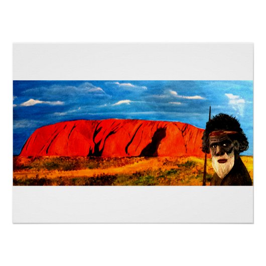 Australien Uluru Poster (Vorderseite)