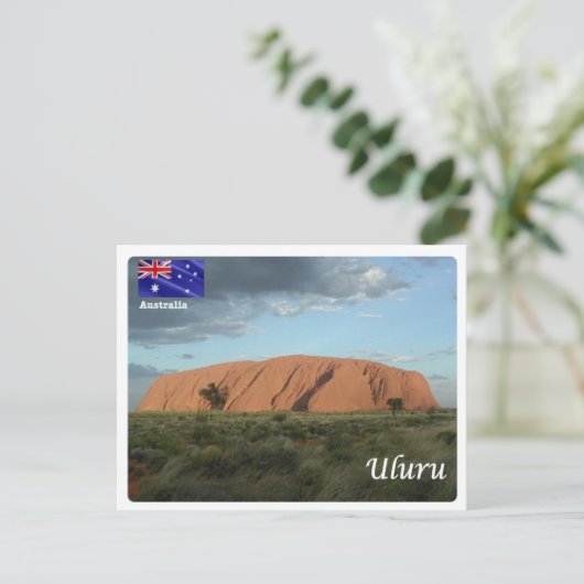 Australien - Uluru - Postkarte (Stehend Vorderseite)