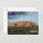 Australien - Uluru - Postkarte (Vorne/Hinten)