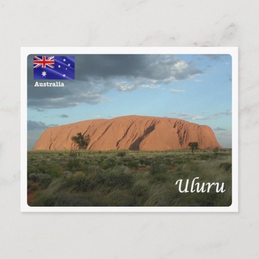 Australien - Uluru - Postkarte (Vorderseite)