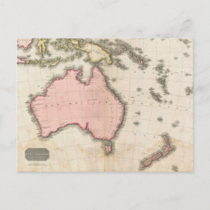 Australien und der Südwestpazifik Postkarte