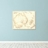 Australien und Neuseeland Leinwanddruck (Insitu (Holzboden))
