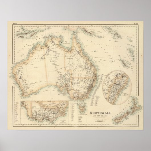 Australien und Neuseeland Poster (Vorne)