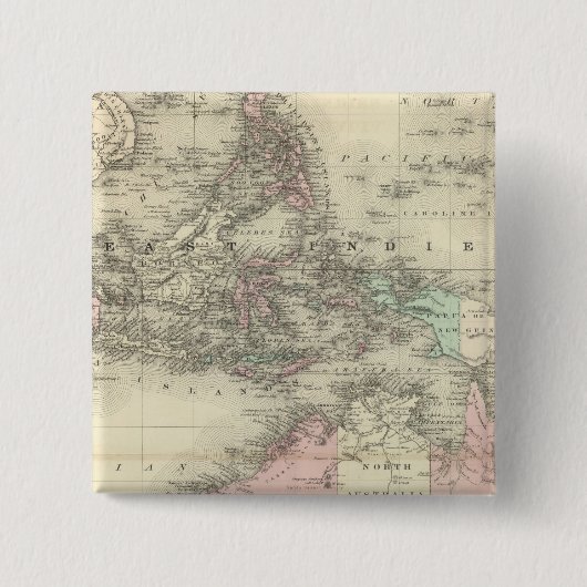 Australien und Ostindien Button (Vorderseite)