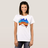 Australien, unten darunter, Ayers Felsen, T-Shirt (Vorne ganz)
