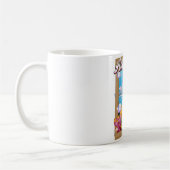 Australien Unterwasser-Hai-Reiseplakat Kaffeetasse (Links)