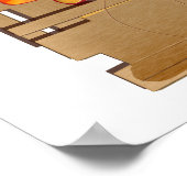 Australien Unterwasser-Hai-Reiseplakat Poster (Ecke)