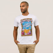 Australien Unterwasser-Hai-Reiseplakat T-Shirt (Vorne ganz)