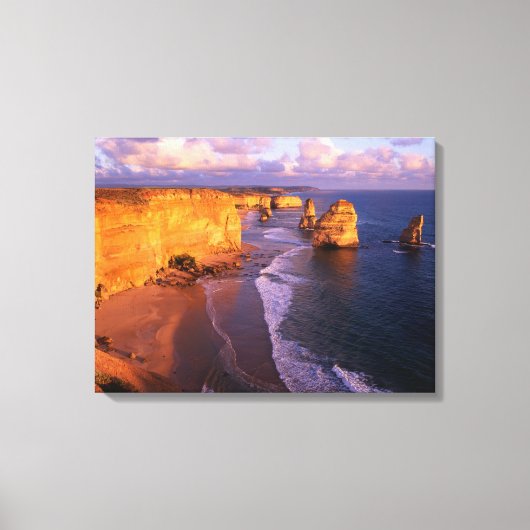 Australien, Victoria. 12 Apostel, Hafen Leinwanddruck (Vorderseite)