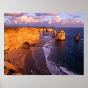 Australien, Victoria. 12 Apostel, Hafen Poster