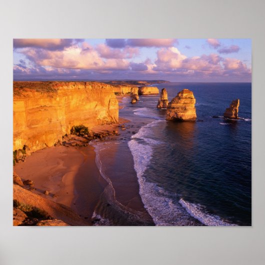 Australien, Victoria. 12 Apostel, Hafen Poster (Vorne)
