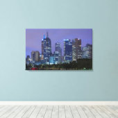 Australien, Victoria, Melbourne, Skyline entlang Leinwanddruck (Insitu (Holzboden))